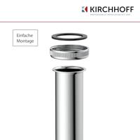 Kirchhoff Dompelbuis, chroom, 1 1/4" x 32 x 200 mm, voor sifon - 98848018 - thumbnail