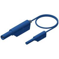 SKS Hirschmann MAL S WS 2-4 100/1 Veiligheidsmeetsnoer Banaanstekker 4 mm Banaanstekker 2 mm 1.00 m Blauw 1 stuk(s) - thumbnail