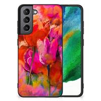 Kleurrijke Telefoonhoesje Samsung Galaxy S21FE Tulips - thumbnail