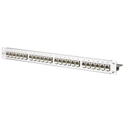 Metz Connect 130921-E 24 poorten Netwerkpatchpaneel 483 mm (19) CAT 6A 1 HE Meerdere kleuren Ingericht