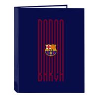 Ringmap F.C. Barcelona 24/25 Kastanjebruin Marineblauw A4 26.5 x 33 x 4 cm - thumbnail