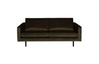 WOOOD Bank 2,5-zits 'Rodeo' Velvet, kleur Groen - thumbnail