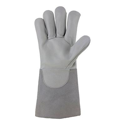 Asatex Lashandschoen | maat 10,5 natuurlijke kleuren | rundnerf-/splitleder | EN 388, EN 407 PSA-categorie II | 12 paar - 535VS 535VS