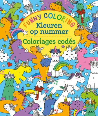 Funny Coloring - Kleuren op nummer / Funny Coloring - Coloriages codÃ©s - Paperback (9789044759716)