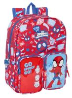 Schoolrugzak Spider-Man Rescue Blauw Rood 26 x 34 x 11 cm - thumbnail