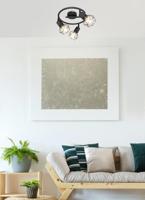 Globo Design plafondlampXara I zwart - 54802S-3 - thumbnail
