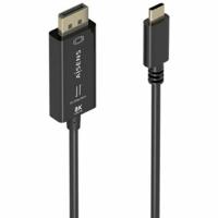 Kabel USB-C naar DisplayPort Aisens A109-0879 Zwart 1,8 m - thumbnail