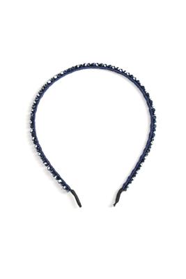 Le Chic winter diadeem meisjes - navy blauw - Royal-e - glitterstenen