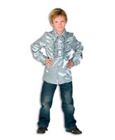 Ruche Blouse Zilver - thumbnail