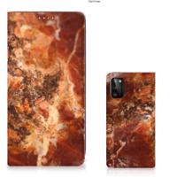 Samsung Galaxy A41 | Standcase | Marmer Bruin - thumbnail