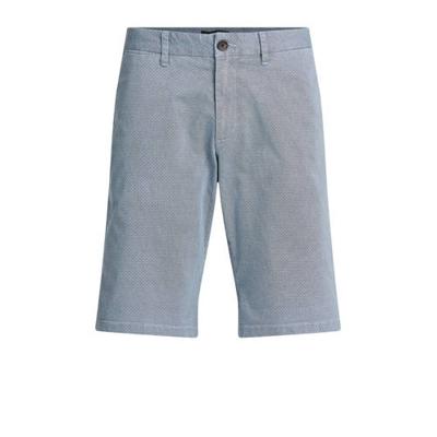 WE Fashion slim fit chino short met all over print bravo blue WE Fashion slim fit chino short met all over print bravo blue