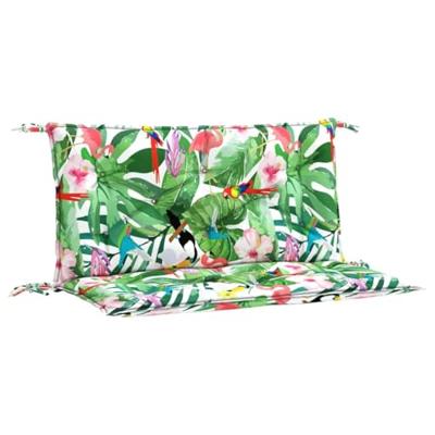 Tuinbankkussens 2 st 100x50x7 cm stof meerkleurig