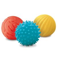 3 activiteitenballen LUDI meerkleurig - thumbnail
