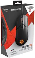 Steelseries Sensei 310 Optische Gamingmuis, RGB-Verlichting, 8 Knoppen, Rubberen Zijgrepen, Zwart - thumbnail
