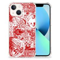 Extreme Case iPhone 13 Angel Skull Rood - thumbnail