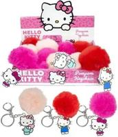 Hello Kitty Pompom Sleutelhanger - thumbnail