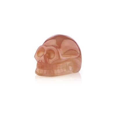 Kristallen Schedel Carneool - 45 mm