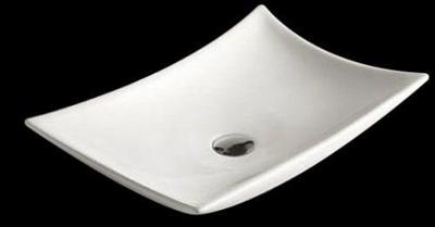 Opbouw Wastafel Best Design Raaf 56x37x10,5 cm Keramisch Hoogglans Wit