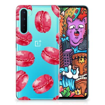 OnePlus Nord | Siliconen Case | Pink Macarons OnePlus Nord | Siliconen Case | Pink Macarons