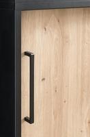 Schildmeyer Kast Aino (2 vakken, zwart mat eiken) - thumbnail