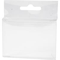 PET verpakkingsdozen, afm 74x54x10 mm, 100 stuk/ 1 doos - thumbnail