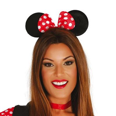 Haarband Mini Mouse met rode strik
