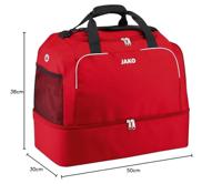 JAKO 2050 Sporttas Classico - Rood - Junior (ca. 55 Liter) - thumbnail
