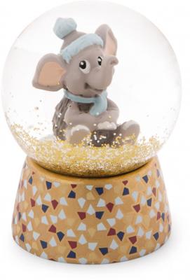 Nici sneeuwbol Amadou junior 6,5 x 5 x 5 cm glas/polyresin