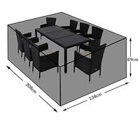 Tuinmeubelhoes Groen 308x138x89cm - thumbnail