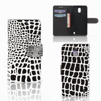 Nokia 2 | Telefoonhoesje | Met pasjeshouder | Slangenprint - thumbnail