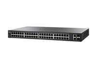 Cisco SG220-50 50-port Gigabit Smart Plus Switch 48x 10 100 1000 met 2 Gigabit Combo - thumbnail
