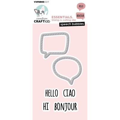 Creative Craftlab Creative craft lab • essentials stamp & cutting die speech bubbles