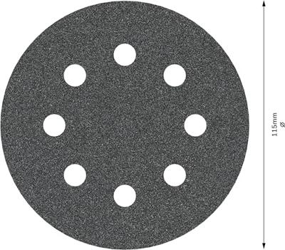Bosch Accessories Best for Stone 2608605559 Excenterschuurpapier Met klittenband, Geperforeerd Korrelgrootte (num) 120 (Ø) 115 mm 5 stuk(s)