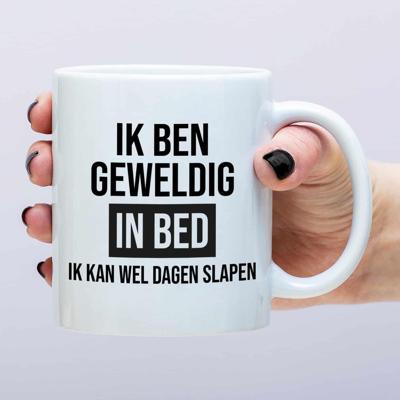 Mok Ik ben geweldig in bed Mok Ik ben geweldig in bed