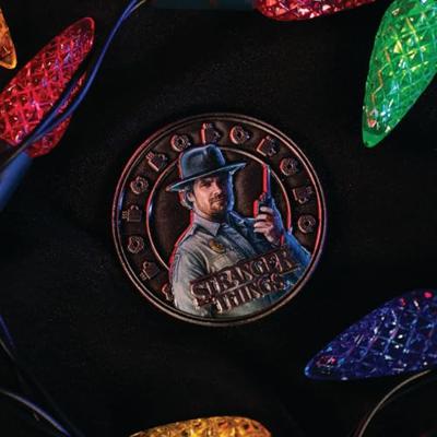 Stranger Things Collectable Coin Eleven & Hopper 4 cm - thumbnail