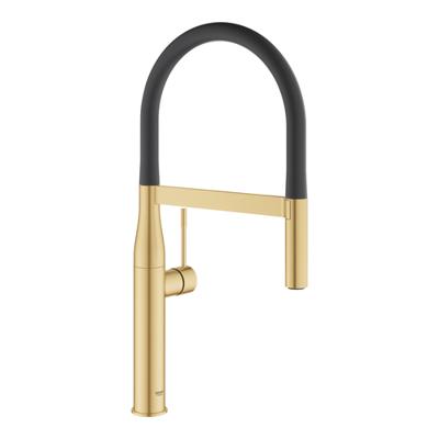 GROHE Essence Keukenkraan - hoog - 2 straalsoorten - met profesionele handdouche - cool sunrise geborsteld 30294GN0 - thumbnail