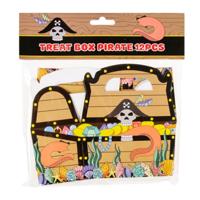 Duckiez Uitdeelbox piraten schatkist, 12st. - thumbnail
