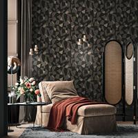 AS Creation Antigua - Zwart - Geometrisch Behang - 390934 - thumbnail