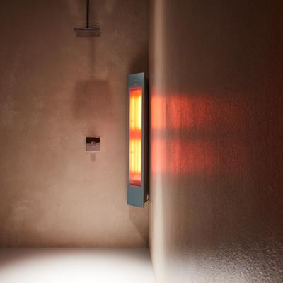 Sunshower Pure Solo Grey Infrarood Opbouwapparaat 20x124x18 cm Aluminium Grijs
