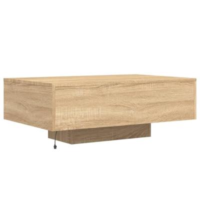 Salontafel met LED-verlichting 85x55x31 cm sonoma eikenkleurig Salontafel met LED-verlichting 85x55x31 cm sonoma eikenkleurig