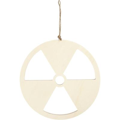 Creativ Company Schild, geen kernenergie, afm 21,3 cm, dikte 0,9 cm, 1 stuk