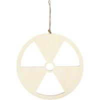 Creativ Company Schild, geen kernenergie, afm 21,3 cm, dikte 0,9 cm, 1 stuk - thumbnail