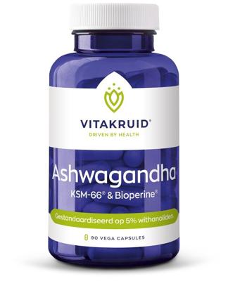 Vitakruid Ashwagandha 5% withanoliden KSM-66® & Bioperine® 60 Vitakruid Ashwagandha 5% withanoliden KSM-66® & Bioperine® 60