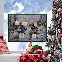 A4 Adventskalender Sneeuw vreugde in het Bos - thumbnail