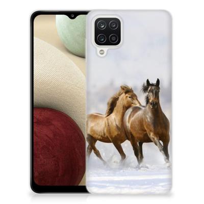 Samsung Galaxy A12 | TPU Hoesje | Paarden