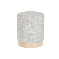 Voetensteun DKD Home Decor 32 x 32 x 38 cm Scandi Lichtgrijs - thumbnail