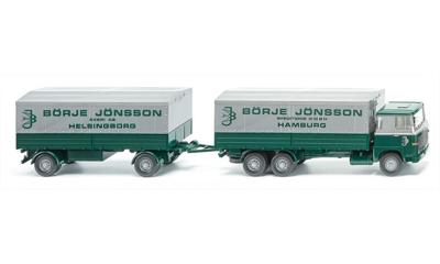 Wiking 046001 H0 Vrachtwagen Scania Vrachtwagencombinatie (Scania 111) Börje Jönsson