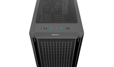 DeepCool cg540 midi tower behuizing (zwart | 2x usb-a | window)