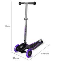 Step Ociotrends Eco Future Scooter Paars 3 wielen - thumbnail