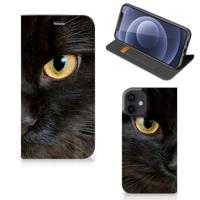 iPhone 12 Mini | Hoesje maken | Zwarte Kat - thumbnail